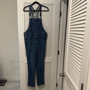 Universal Thread Dark Blue Denim Overalls
